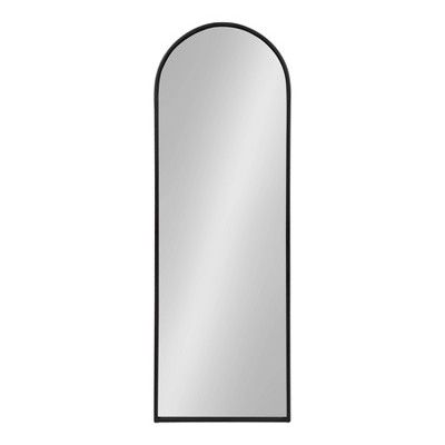 16"x8" Valenti Tall Framed Arch Mirror Black - Kate And Laurel : Target Leaning Floor Mirror, Dramatic Walls, Black Wall Mirror, Arched Mirror, Keyhole Hanger, Contemporary Mirror, Arch Mirror, Oval Wall Mirror, Dressing Mirror