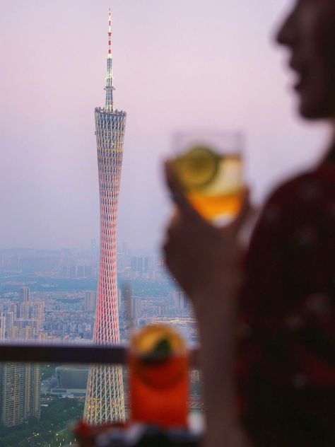 Be prepared to be awestruck! 💖 Set against the #sunset's mesmerizing pink tones, #Guangzhou's iconic #CantonTower is a sight like no other. 🌇 Have you been lucky enough to capture this magnificent landmark in all its sparkling glory? ✨ Share your breathtaking shots with us, and let's swoon over the beauty of Guangzhou! #GlamorGuangzhou 📷 是雷雷诶 Canton Tower Guangzhou, Canton Tower, China Trip, China Travel, Be Prepared, Pink Tone, Guangzhou, The Beauty, Tower