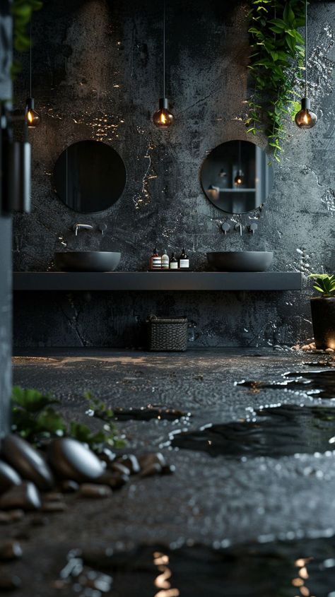 Professional Bathroom, Guest Bathroom Renovation, Massage Room Decor, Bathroom Interior Design Modern, Black Bedroom Design, Zen Interiors, Guest Bathroom Remodel, Condo Design, Outdoor Bath