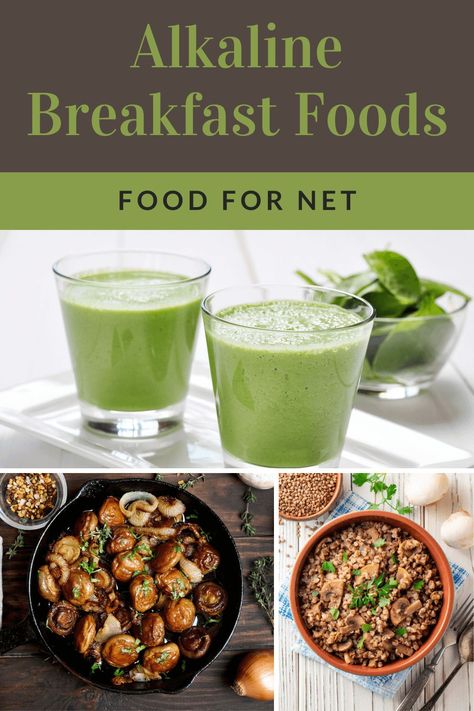 Breakfast can seem tricky if you're following an alkaline diet. Thankfully, there are some good choices, including these ones. #alkaline #diet Alkaline Breakfast Recipes, Alkaline Breakfast, Dr Sebi Alkaline Food, Dr Sebi Recipes, Low Salt Diet, Desayuno Keto, Alkaline Diet Recipes, Best Diet Foods, Baking Powder Uses