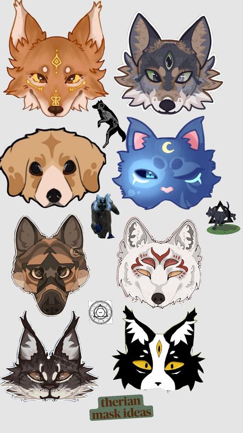 therian mask ideas Deer Therian Mask Ideas, Therian Usernames, Therian Mask Ideas Drawing, Cat Mask Ideas Therian, Therian Mask Base Drawing, Therian Fox Mask Ideas, Animal Mask Ideas, Wolf Therian Mask Ideas, Fox Mask Ideas