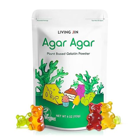 🌱 VEGAN: Agar Agar powder is a plant-based gelling, thickening, stabilizing, and emulsifying agent made from 100% natural Red Seaweed. 
🌱 HEALTHY: Agar Agar powder is high in dietary fiber and rich in calcium, iron, and vitamins
��🌱 USAGE: 1 tablespoon of our Agar Agar powder is equivalent to 6 to 8 tablespoons of Gelatin powder. It's perfect for making confectionery, cheese, custard, ice cream, jam, jelly, marshmallows, soup, yogurt, dog treats, and even vegan facial masks and agar plates. Halal Desserts, Agar Agar Powder, Edible Cups, Nestle Coffee Mate, Dessert Shots, Layered Desserts, Natural Toothpaste, Red Algae, Medium Roast Coffee