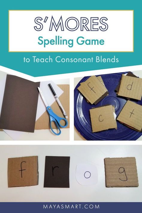 Learn how to turn a classic camping treat into a spelling game that teaches tricky consonant blends in this s’mores literacy activity and camping-themed story time. Your kid will learn to read and spell harder words while you enjoy a game together that helps make summertime learning fun. Camping Educational Activities, Camping Reading Activities, Prek Themes, Literacy Week, Family Literacy Night, Word Building Activities, Letter Sound Activities, Summer Stem, Camp Read