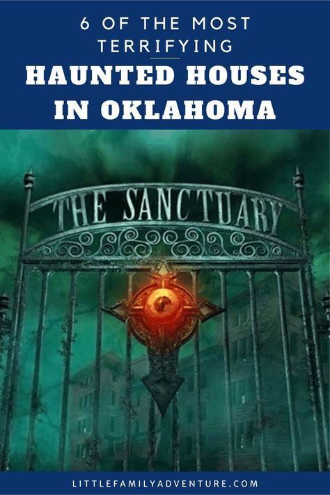 6 of the Most Terrifying Haunted Houses in Oklahoma Oklahoma Vacation, Scary Haunted House, Oklahoma Travel, Fall Bucket List, Ghost Hunters, Most Haunted, Back Road, Family Adventure, Road Trip Usa