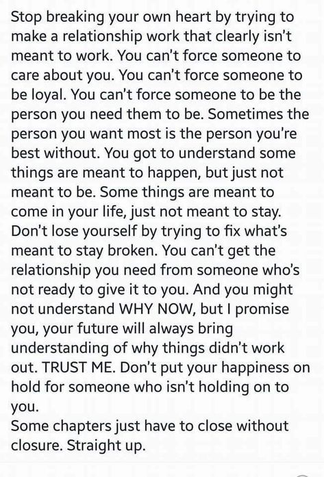 You can't force someone to care about you Closure Quotes, Making A Relationship Work, Ending Quotes, Stunning Nails, Ending A Relationship, If You Love Someone, Breakup Quotes, Advice Quotes, Healing Quotes