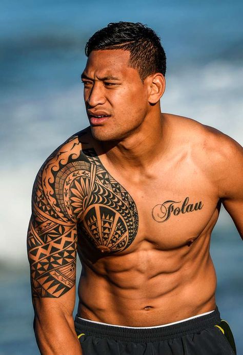 rugby tattoos - Google Search Rugby Tattoo, Tongan Tattoo, Maori Tattoo Frau, Tato Maori, Filipino Tattoos, Polynesian Tattoo Designs, Marquesan Tattoos, Maori Tattoo Designs, Samoan Tattoo