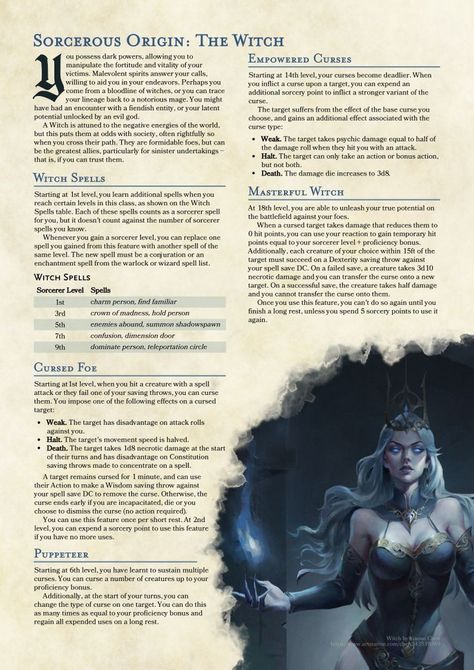 Dnd Sorcerer, D D Classes, Dnd Races, Dnd Classes, Dungeon Master's Guide, Dungeons And Dragons Classes, Dnd 5e Homebrew, Dnd Dragons, Dnd Monsters