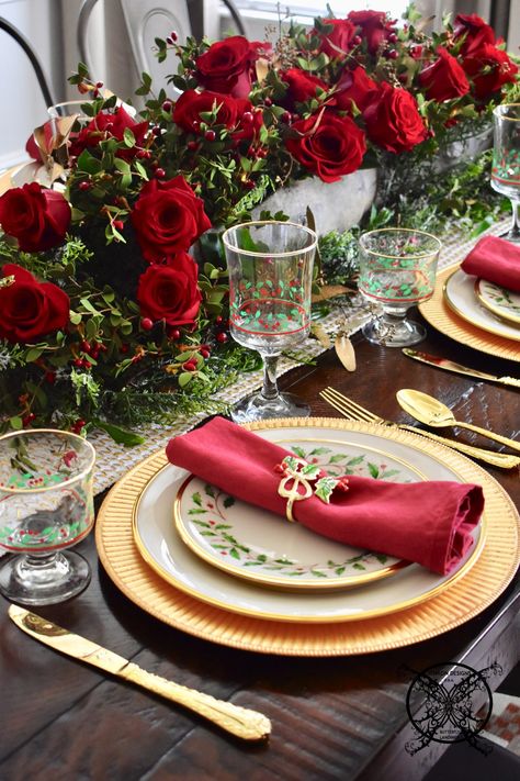 Christmas table settings australian