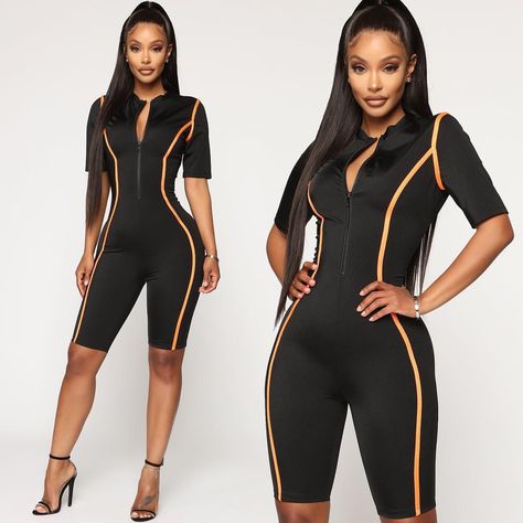 If  You're Extra And You Know It 👏⁣⠀ Search: "Blocked Your Text Biker Short Romper"⁣⠀ Search: "Take It Back Heel"⁣⠀ ✨www.FashionNova.com✨” Yodit Yemane, Fashion Nova Jumpsuit, Cute Maternity Outfits, Cute Maternity, Fashion Nova Outfits, Short Romper, 3 Women, Biker Short, Fashion Nova Models