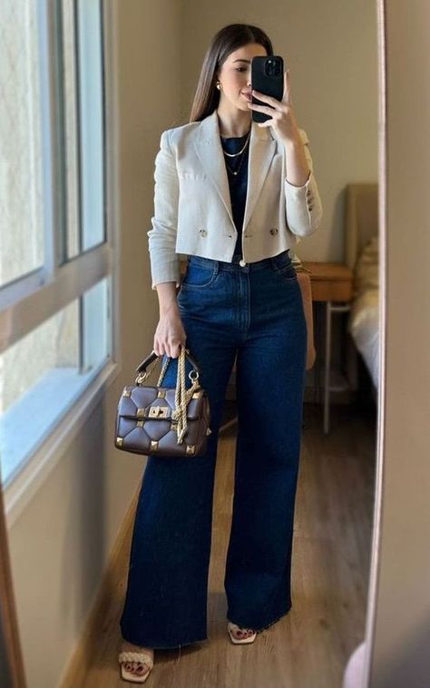 Business Casual Outfits For Work, Everyday Fashion Outfits, Casual Day Outfits, Elegante Casual, Classy Work Outfits, Stylish Work Outfits, Outfit Trends, Casual Chic Outfit, Casual Work Outfits