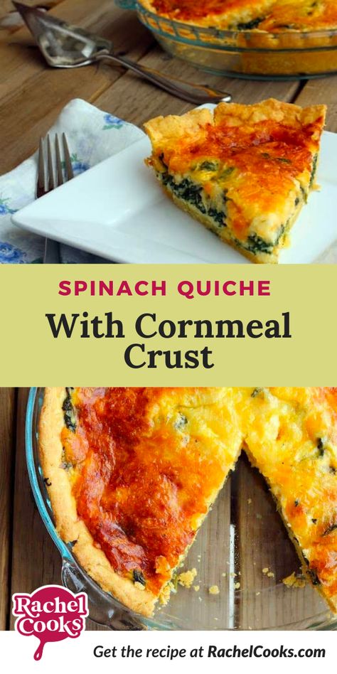 Cornbread Pie Crust, Recipes With Cornmeal, Cornbread Quiche, Oatmeal Pie Crust, Cornbread Pie, Cornmeal Crust, Grains Recipes, Cornmeal Recipes, Best Egg Recipes