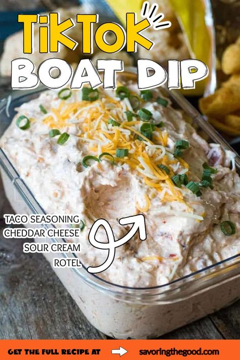 4th Of July Savory Food, Boat Dip, Pool Snacks, Poolside Snacks, Best Dip Recipes, Jalapeno Popper Dip, Camper Storage, Lake Food Ideas, Taco Dip