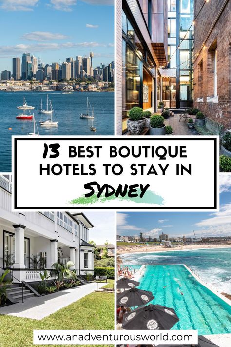 Where To Stay In Sydney Australia, Coolest Hotels, Sydney Australia Travel, Australia Trip, Sydney Travel, Sydney Hotel, Intercontinental Hotel, Luxury Glamping, Australia Travel Guide