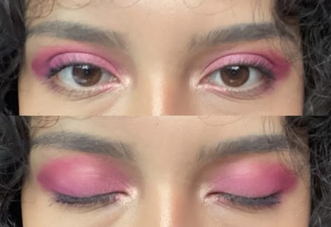 pink Pink Eyeshadow Look, Going Out Makeup, N Nails, Nails Jewelry, Simple Makeup Looks, Runway Makeup, Dope Makeup, Cute Makeup Looks, Pink Eyeshadow