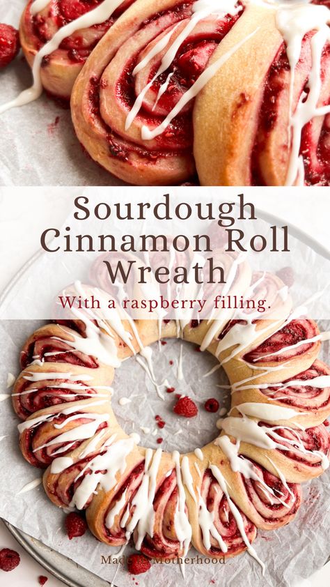 Sourdough Raspberry Roll Wreath, Gingerbread Sourdough Cinnamon Rolls, Sourdough Berry Sweet Rolls, Sourdough Cranberry Bliss Bars, Sourdough Strawberry Poptarts, Raspberry Cream Cheese Sourdough, Red Velvet Cinnamon Rolls Sourdough, Sourdough Berry Rolls, Sourdough Desserts For Thanksgiving