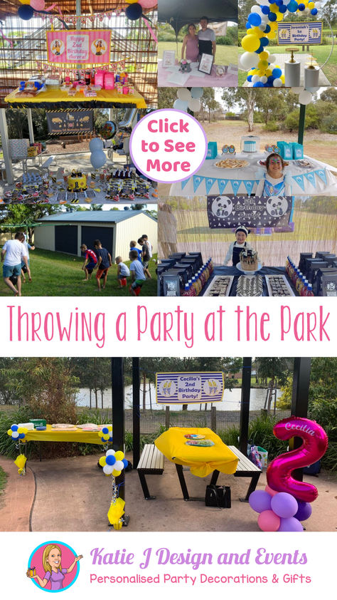 Park Party Set Up, Parties At The Park, Park Decoration Ideas Birthday, How To Decorate A Park Pavilion For A Birthday Party, Decorating Park Pavilion Birthday Party Ideas, How To Decorate Park Shelter For Party, Birthday Party At Park Decor, Party At A Park Ideas, Park Birthday Party Setup