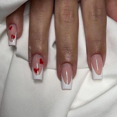 White Tip Acrylic Nails, April Nails, Hippie Nails, Acrylic Toe Nails, Nails Now, Nail Swag, White Acrylic Nails, Work Nails, French Tip Acrylic Nails