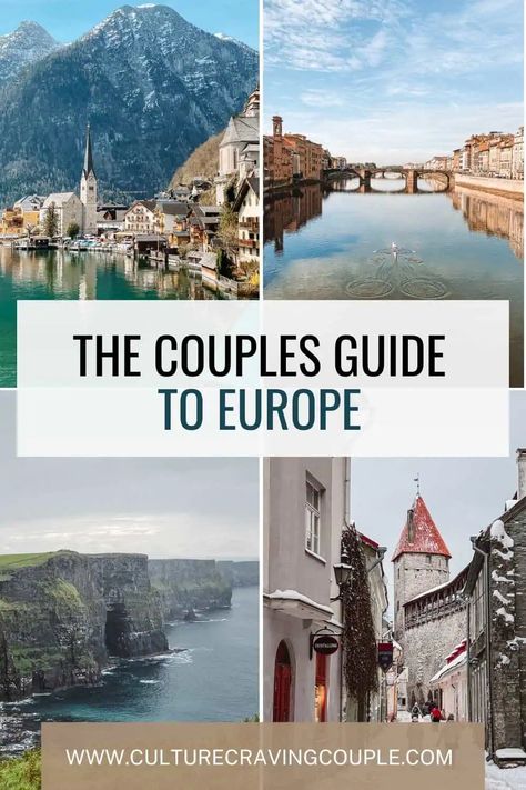 Visiting Europe as a couple and wondering where to go? This guide will help you choose the best country based on best food, art, nature, beaches and more! Travel Ideas For Couples, Places In Europe, Germany And Italy, Visit Europe, Romantic Places, Spain And Portugal, Ideas For Couples, Europe Trip, Cool Countries