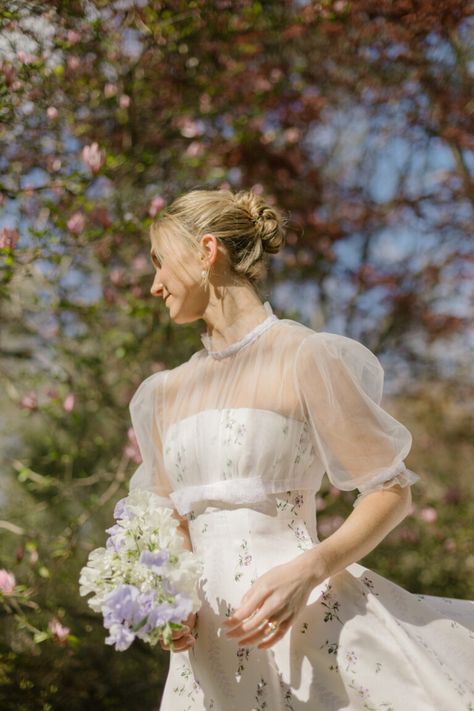 The Bride Wore Two of Her Grandmother's Dresses to Her English Countryside–Inspired Wedding in Tennessee - Over The Moon