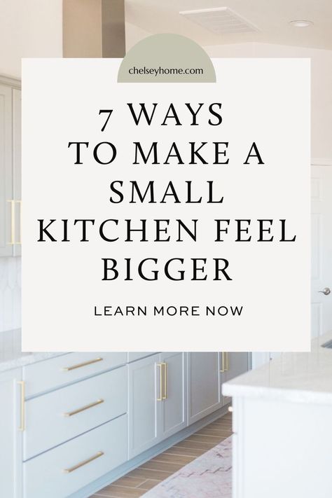 Very Small Kitchen Ideas Layout Square, Small Upscale Kitchen, How To Make Small Kitchens Feel Bigger, Make Small Kitchen Feel Bigger, Small Kitchen Ideas Layout One Wall With Window, Tiny Kitchen No Window, L Shaped Small Kitchen Ideas, How To Make A Small Kitchen Look Bigger, Small Kitchen Ideas Layout L Shaped