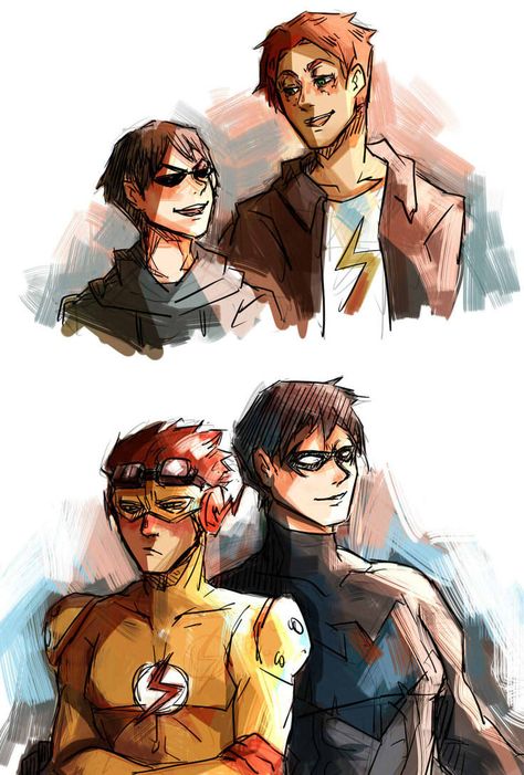 Young Justice League, Wally West, Kid Flash, Univers Dc, Dc Comics Artwork, Dc Memes, Batman And Robin, Batman Family, Detective Comics