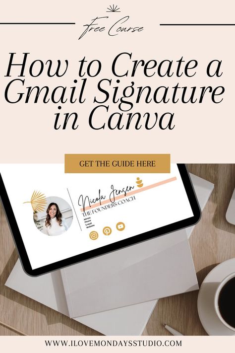 free canva course for small businesses and beginners Personal Email Signature, Personal Cards Design, Gmail Signature, Best Fonts For Logos, Fonts Branding, Email Communication, Professional Email Signature, Email Signature Design, Branding Elements