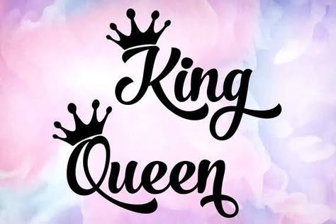 King And Queen Logo, King And Queen Pictures, King Queen Tattoo, King And Queen Crowns, Couple Svg, Queens Wallpaper, Queen Tattoo, Queen Svg, Queen And King