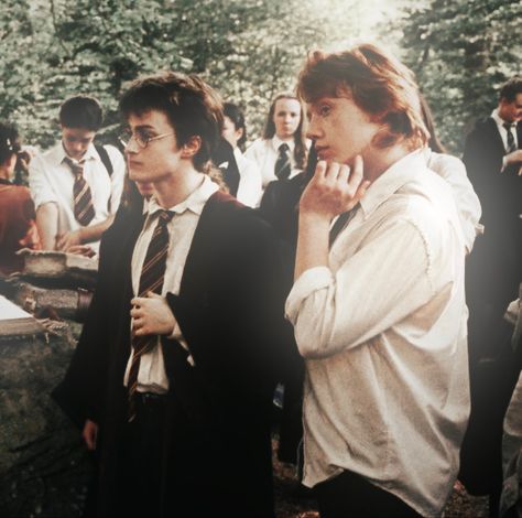 Harry And Ron, Ron And Harry, The Prisoner Of Azkaban, Hogwarts Aesthetic, Harry James, Harry Potter Actors, Harry James Potter, Harry Potter Pictures, Harry Potter Cast