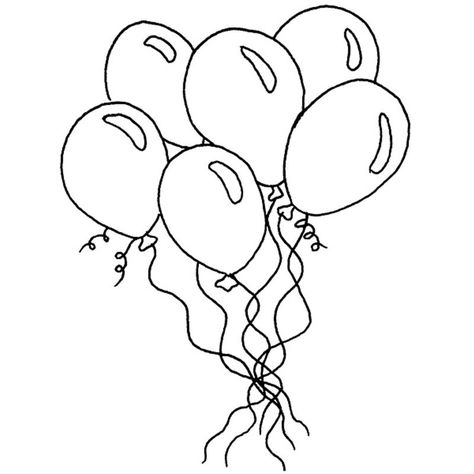 How To Draw Balloons, Bunch Of Balloons, 100 Years Celebration, Black And White Balloons, Clip Art Library, Drawing Stencils, Birthday Clipart, Glitter Art, White Balloons