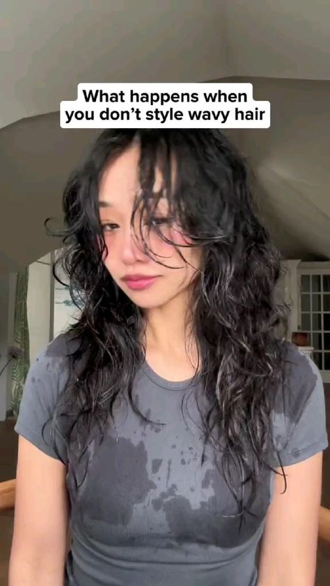 Wavy Hair Care, Healthy Hair Routine, Curly Hair Care Routine, Thick Wavy Hair, Hair Growing Tips, Curly Hair Tutorial, Asian Short Hair, Hair Tips Video, Peinados Fáciles Para Cabello Corto