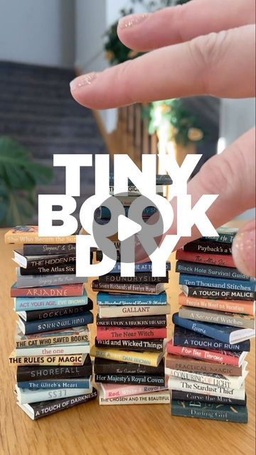 102 likes, 18 comments - jenoodles.doodles on December 22, 2022: "The process behind my tiny books 📚 they are so fun to make! I can’t wait to build a tiny bookshelf for them to go on 😍    #diy #crafts #booktok #crafty #makersgonnamake #miniatures #bookclub". Miniature Books Diy Free Printable, Diy Miniature Library, Book Diorama Ideas, How To Make A Mini Bookshelf, Miniature Bookcase Diy, Diy Mini Notebook Handmade, Diy Mini Decor, Book Diy Decor, Bookshelf Decoration Ideas