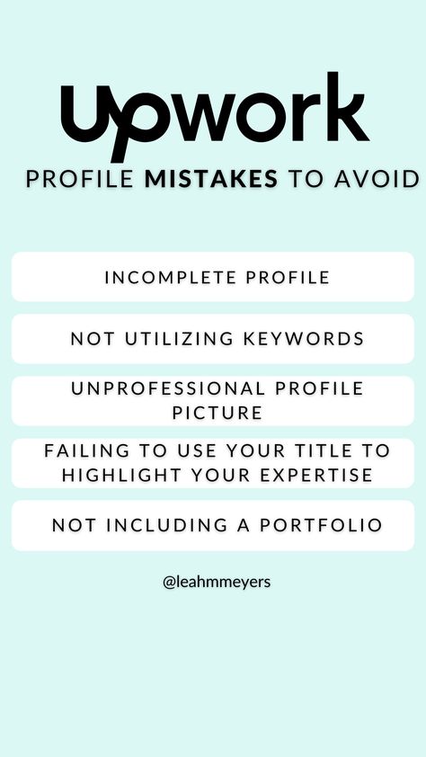 Upwork Profile Mistakes To Avoid. To create a profile that will help you succeed on Upwork, purchase my Upwork Profile Success Mini-Course. The course features eight lessons filled with tips and strategies that will help you create a stand-out profile.⠀⠀ Work through the course at your own pace and implement the changes you need to create a profile where clients will see the value in your services. A well-optimized profile will help you land the jobs you want to work on! Learn more here! Upwork Profile Sample For Beginners, Freelance Copywriting, Upwork Profile, Virtual Assistant Training, Passion In Life, Wish Granted, Best Profile, Business Photography, Social Proof