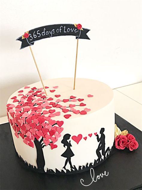 1kg Cake Design Anniversary, Anniversary Cake Homemade, 1 Kg Anniversary Cake Design, 25 Anniversary Cake Designs, 1 St Anniversary Cake, 1st Year Anniversary Cake, 1st Anniversary Cake Ideas, 1st Anniversary Cake Ideas Couple, Anniversary Cakes Designs