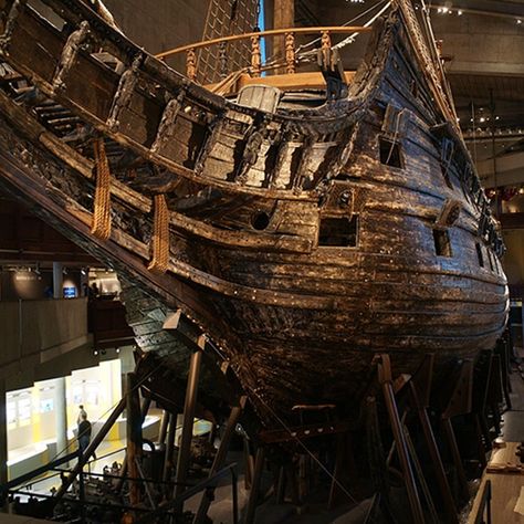 17th-Century Warship Pulled From Icy Baltic Sea Is Almost Perfectly Preserved Vasa Ship, Vasa Museum, Yellena James, Sailing Day, Navi A Vela, Berlin Museum, Archaeological Discoveries, Wooden Ship, Tall Ships