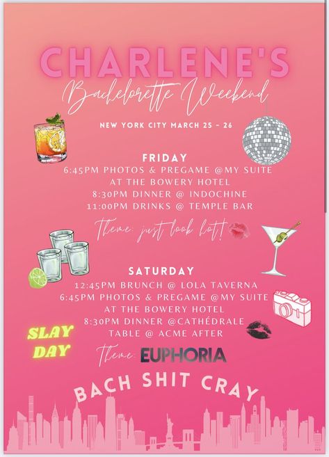 Nyc Bachelorette Party Itinerary, Bachelorette Nyc, Bachelorette Party Nyc, Nyc Bachelorette Party, Nyc Bachelorette, Nyc Itinerary, Bachelorette Party Itinerary, Bowery Hotel, Bachelorette Itinerary