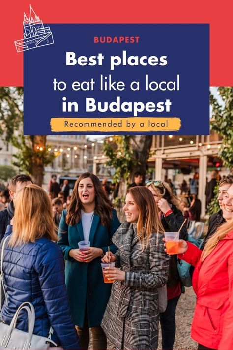 A local's guide to where you can find the best foods in Budapest and the best places to eat like a local in Budapest. From popular markets to quirky cafes. Where To Eat In Budapest, Budapest Cafe, Budapest Nightlife, Sandwich Combinations, Chimney Cake, Budapest Travel, Hungarian Recipes, Thermal Bath, Food Places