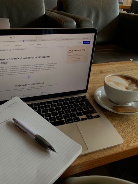 Laptop Books Coffee, Working From Laptop Aesthetic, Laptop Typing Aesthetic, Blogging Aesthetic Laptop, Cafe Laptop Aesthetic, Laptop Coffee Shop, Blogger Aesthetic Laptop, Work In Cafe Aesthetic, Work Laptop Aesthetic