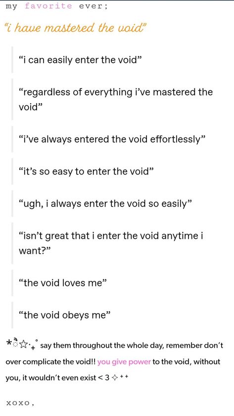 How To Enter The Void State, Void State Affirmations, Void State Success Story, The Void State, Void State, Master Manifestor, Mind Palace, I Can Do Anything, Self Concept