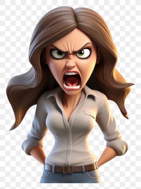 Angry Woman Art, Angry Woman Drawing, Angry Cartoon Face, Angry Character, Angry Faces, Stylized Face, Angry Woman, Angry Cartoon, Illustration Face