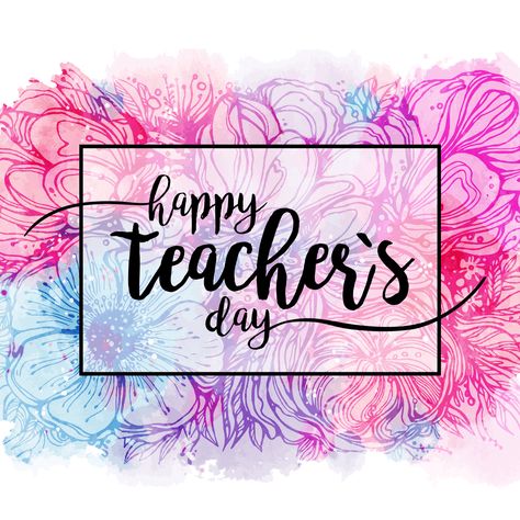 Top 50 Short Thank you Message and Greetings For Teacher - Events Yard Happy Teachers Day Banner, Teachers Day Banner, Teachers Day Photos, Greetings For Teachers, Teachers Day Card Design, Teacher Vector, Happy Typography, Teachers Day Drawing, Happy Teachers Day Wishes