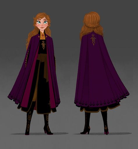 Anna Concept Art, Frozen Anime, Animated Outfits, Concept Art Landscape, Hercules Disney, Frozen Outfits, Frozen Cosplay, Princesas Disney Anime, Frozen Art