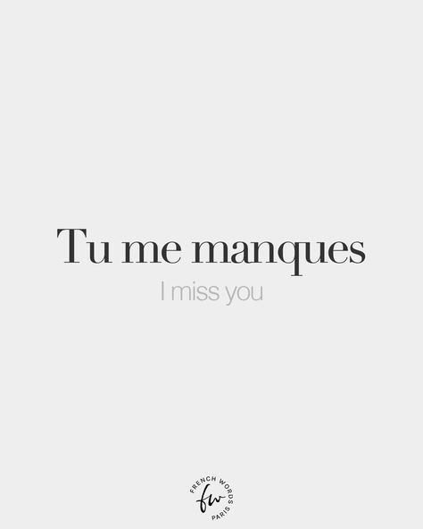 French Words With Meaning, French Love Quotes, French Words Quotes, Useful French Phrases, Love Quotes For Crush, Basic French Words, Funny Words To Say, French Language Lessons, Unique Words Definitions