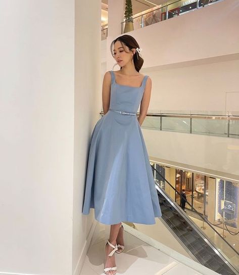 POEM Secret World of Glamour on Instagram: "Khun @junesawitri in Item no.6178 Pale blue taffeta A-line dress #POEMtheMandateofHeaven #POEMlunarNewYear2023" Pastel Blue Dress, Pale Blue Dresses, Fancy Dresses Long, February 3, Pretty Prom Dresses, Grad Dresses, Graduation Outfit, Gala Dresses, Fancy Dresses