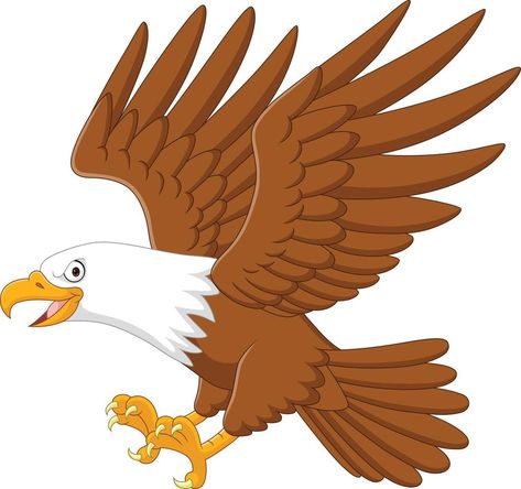 Cartoon Eagle, Eagle Cartoon, Eagle Flying, Cartoon Clip Art, Kindergarten Worksheets, Vector Photo, Premium Vector, Vector Art, Graphic Resources