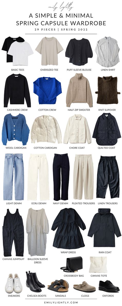 Fashionable Clothes For Women, Spring Outfits Minimal, Simple Minimal Outfits, Minimal Casual Style, Capsule Wardrobe Light Spring, Simple Cool Outfits, Spring Light Outfits, Minimalism Style Outfits, Date Outfits Spring