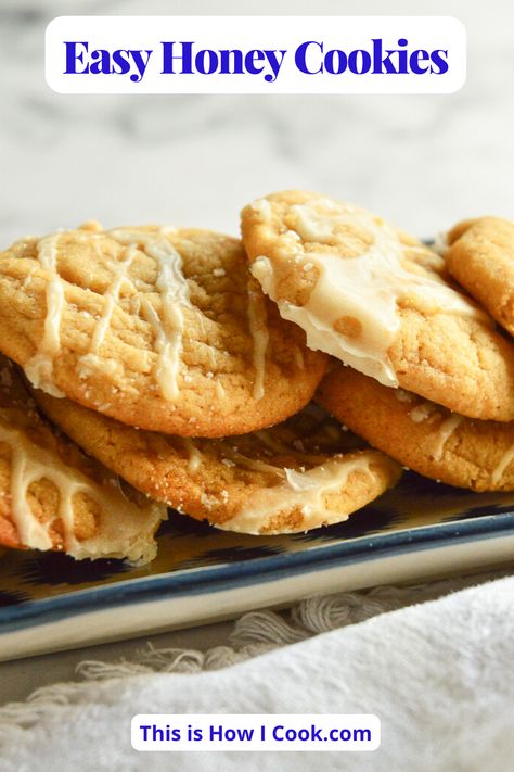 These simple honey cookies with lits of honey flavor are perfect for any hoilday. And so easy to make! #honeycookiesrecipe #honeycookies #honeyroshhashanah Honey Cookies Recipe, Recipe Using Honey, Healthy Nutrition Plan, Honey Cookies, Lean Belly Juice, Recipe Cover, Recipes Baking, Baking With Honey, Lean Belly