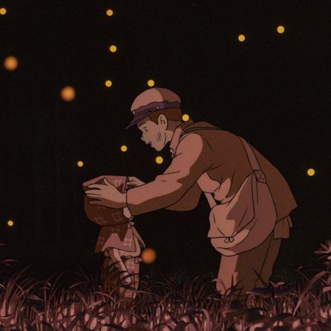 Fire Flies, Secret World Of Arrietty, Grave Of The Fireflies, Studio Ghibli Background, Air Fighter, Studio Ghibli Movies, Studio Ghibli Art, Ghibli Movies, Ghibli Art