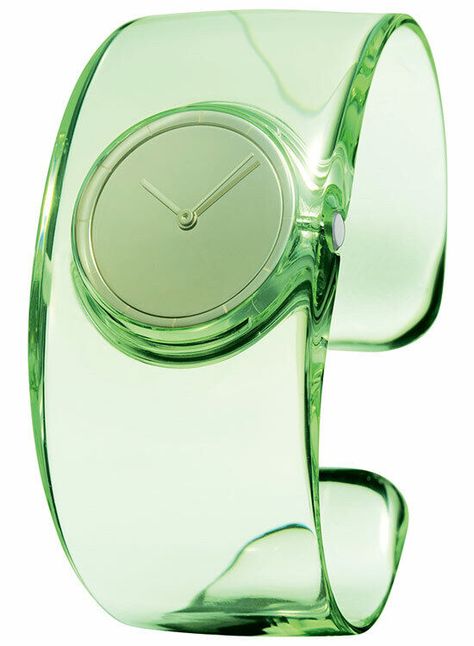 Light Green Watch, Tokujin Yoshioka, Green Watch, Dope Jewelry, Funky Jewelry, Jewelry Lookbook, Jewelry Inspo, Issey Miyake, Looks Vintage