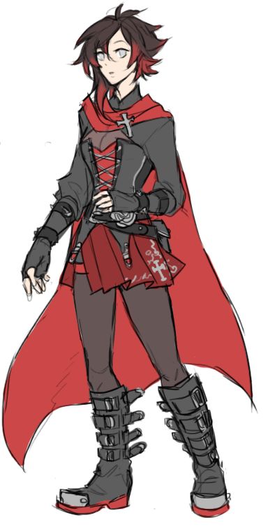 Anime Hero Outfits, Rwby Outfits, Ruby Rose Rwby, Rwby Blake, Rwby Characters, Rwby Comic, Team Rwby, Rwby Fanart, Rwby Anime