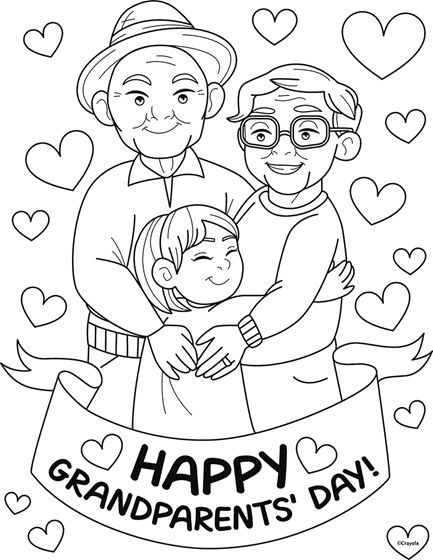 Grandparents Day Worksheets Preschool, Grandfather Crafts For Kids, Grandparent Day Coloring Pages, Grandparents Day Coloring Sheets, Grandparents Day Worksheets, Grandma And Grandpa Drawing, Grandparents Cards For Kids, Grandparents Day Coloring Pages, Grand Parents Day Activities